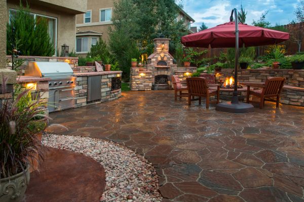 Stone Patio Construction in Castle Rock