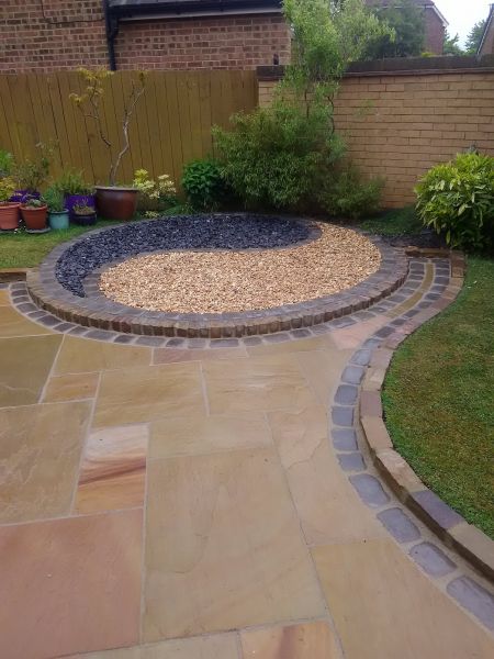 Sandstone Patio Installation in Castle Rock